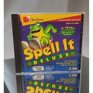 SPELL IT Deluxe Davidson Educational Windows PC CD-ROM Macintosh